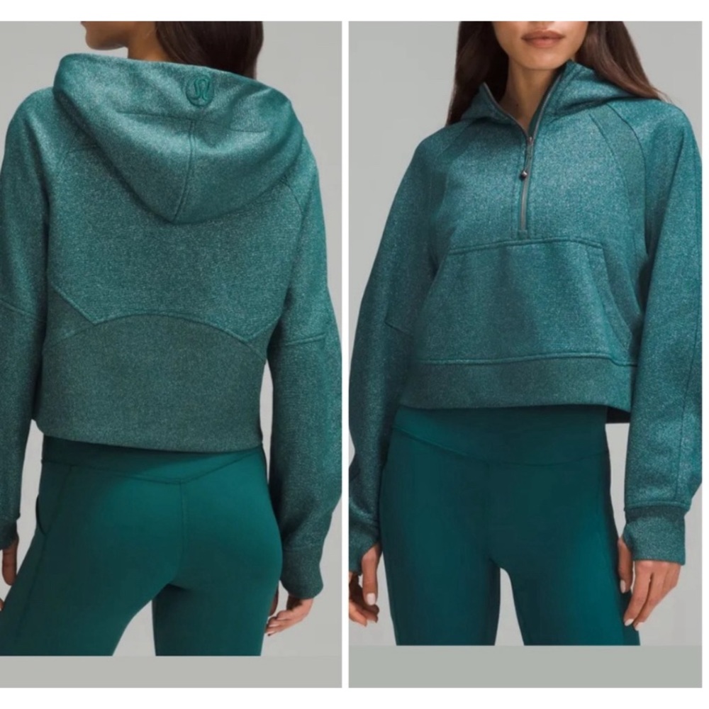 Lululemon Scuba Oversized half zip hoodie M/L women NWT